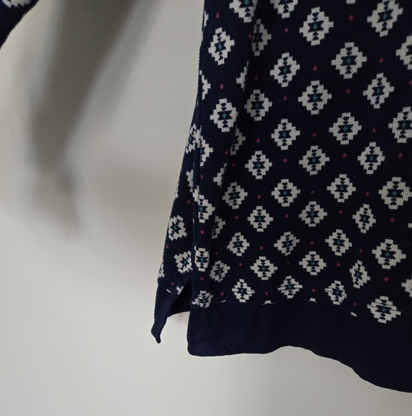 Cuddle Duds Pajama Set S Blue Layers Fair Isle Long Sleeve Jogger Pants Soft - Picture 8 of 13